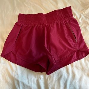 High waisted running shorts